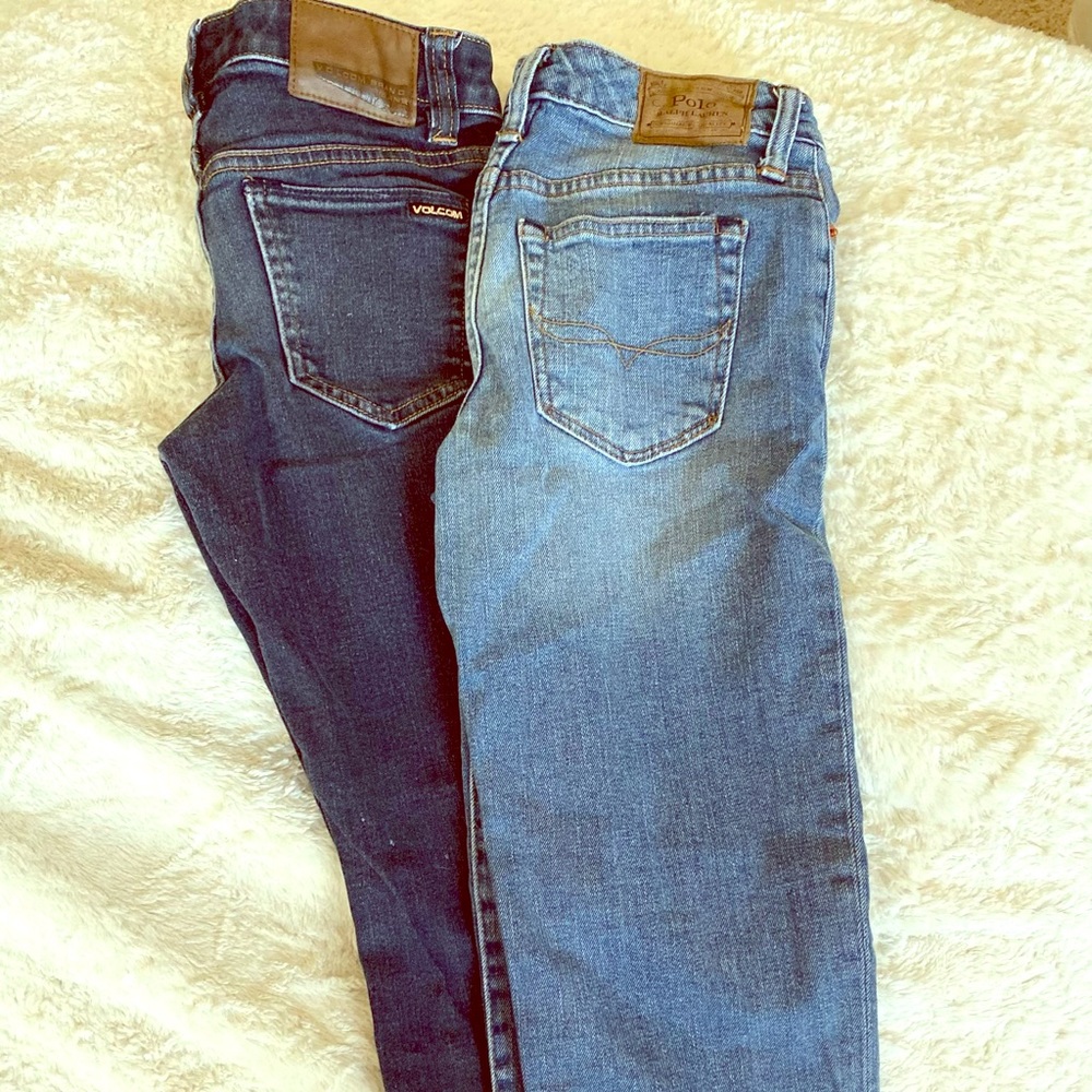 Boys Volcom and Polo Jeans